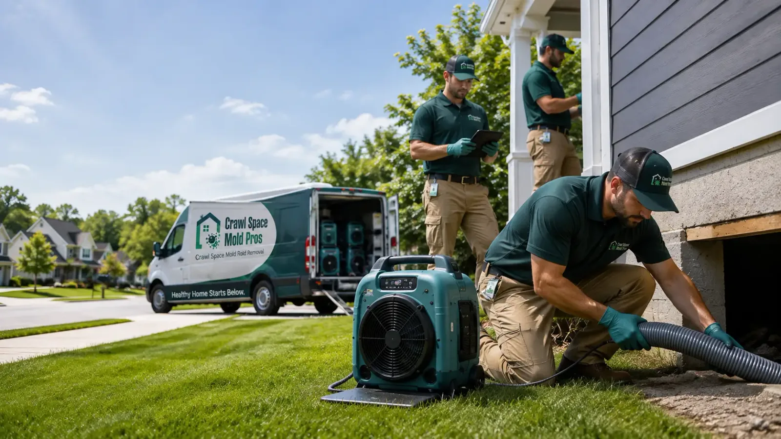 Crawl Space Mold Removal in Manchester, MO
